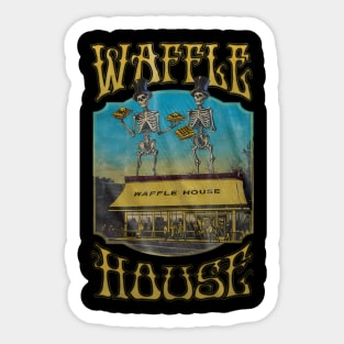 Waffle House Grateful Dead Lot Sticker